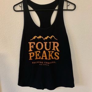 Four Peaks ombré logo tank